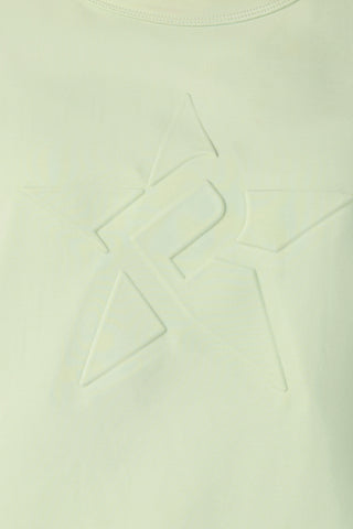 Pullover in Pistachio Embossed Rebel Mark