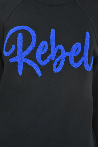 Rebel Pullover in Royal Blue Chenille