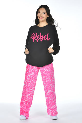 Wild Side Lounge Pants in Pink Leopard