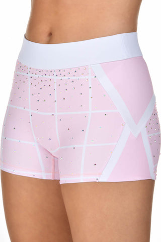 Remi Compression Short in Powder Pink