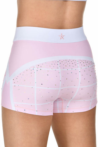 Remi Compression Short in Powder Pink