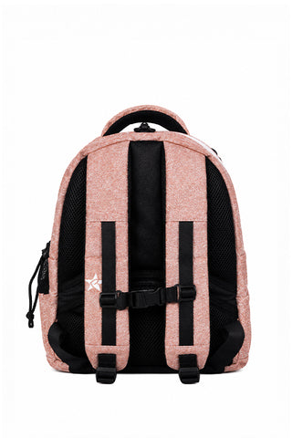 Rose Gold Rebel Baby Dream Bag with White Zipper