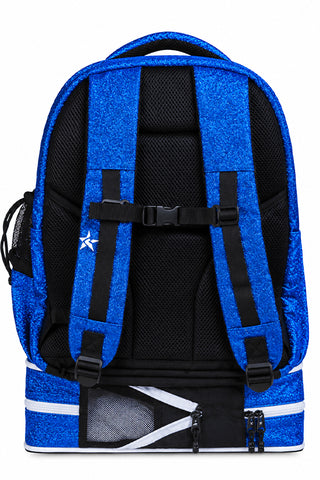 Royal Blue Rebel Dream Bag Plus with White Zipper