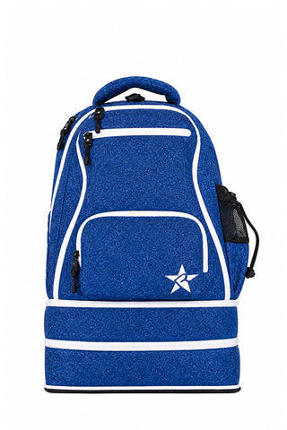Royal Blue Rebel Baby Dream Bag with White Zipper