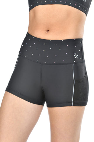 Skip Compression Shorts in Black