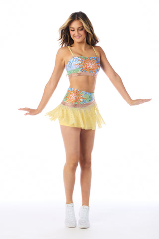 Sol Shards Pleated Skirt- FINAL SALE