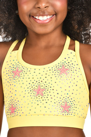 Stargazer Sports Bra in Butter Yellow