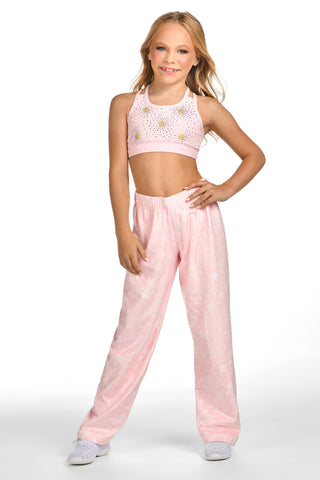 Stargazer Lounge Pant in Powder Pink