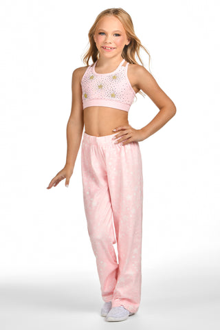 Stargazer Sports Bra in Powder Pink