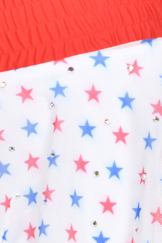 Stars and Stars Mesh Overlay Skirt in USA