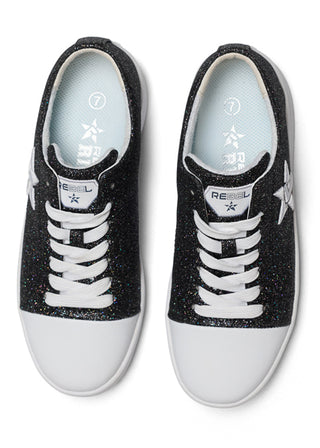 Rebel Starstruck Shoe in Black Sparkle