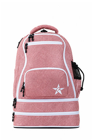 Sweet Coral Rebel Baby Dream Bag with White Zipper