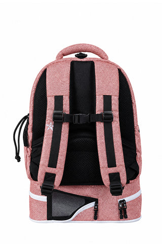 Sweet Coral Rebel Baby Dream Bag with White Zipper