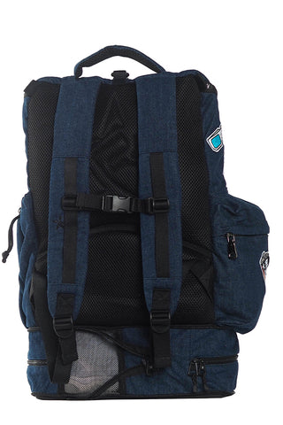 Denim Rebel Hero Backpack with Patches