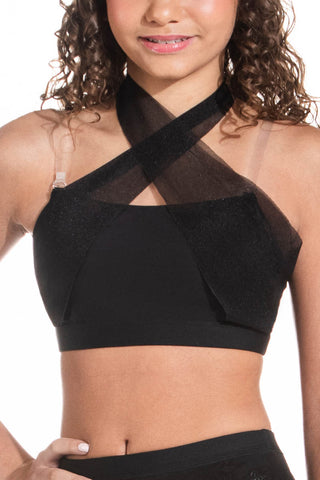 Tempo Sports Bra in Black