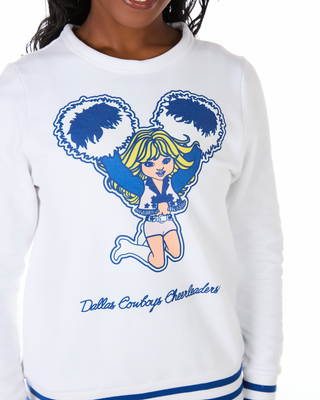 DCC Pom Pom Pullover in White