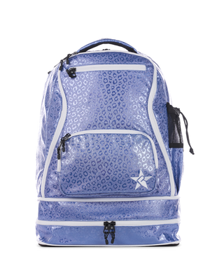 STEEL BLUE LEOPARD DREAM BAG PLUS