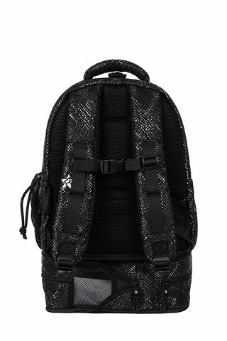 Black Viper Snakeskin Baby Rebel Dream Bag with Black Zipper