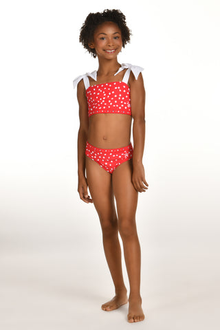 Marley Bikini Bottom in Red