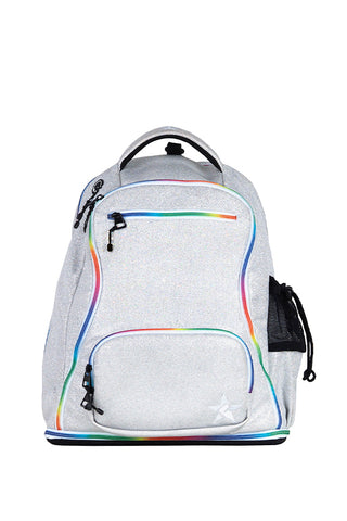 Opalescent Rebel Baby Dream Bag with Rainbow Zipper