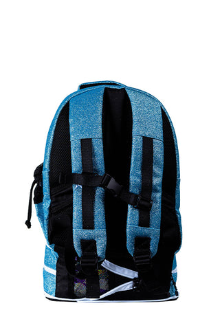 Arctic Blue Rebel Baby Dream Bag with White Zipper