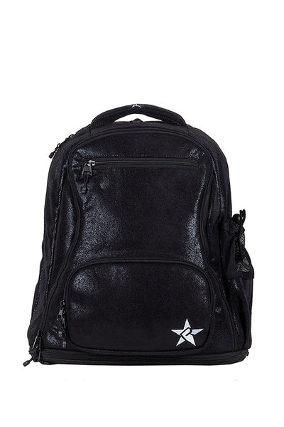 Black Faux Suede Baby Rebel Dream Bag Black Leather Mini Backpack