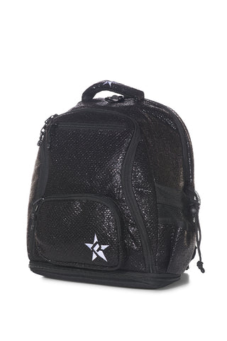 Black Viper Snakeskin Baby Rebel Dream Bag with Black Zipper