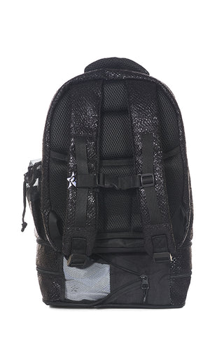 Black Viper Snakeskin Baby Rebel Dream Bag with Black Zipper