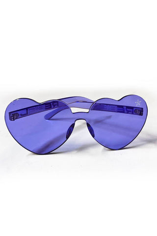 Rebel Heart Sunglasses in Purple