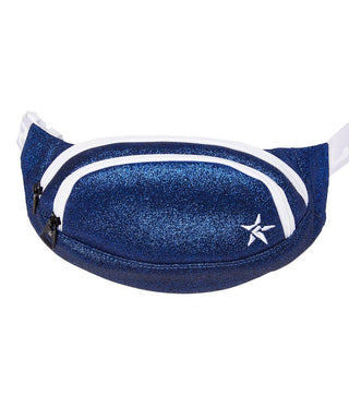 Adult Rebel Fanny Pack in Royal Blue with White Zipper