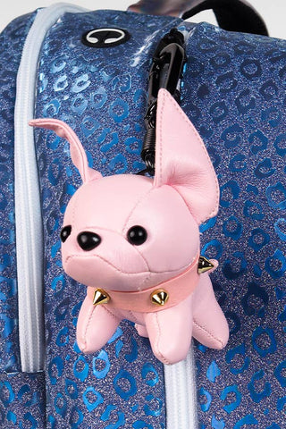 Bulldog Keychain in Pink