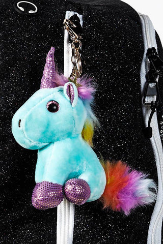 Turquoise Unicorn Keychain