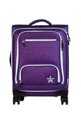 Amethyst Dream Luggage with White Zipper