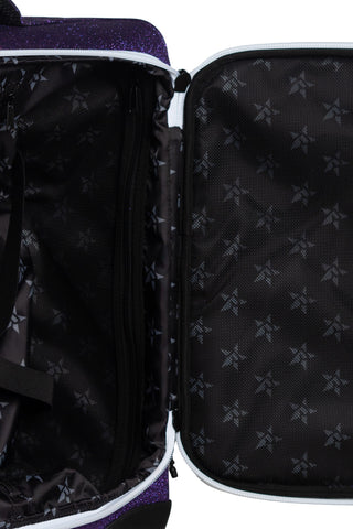 Amethyst Dream Luggage with White Zipper