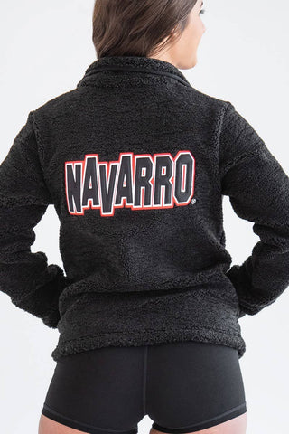 Navarro Sherpa Jacket in Black - FINAL SALE