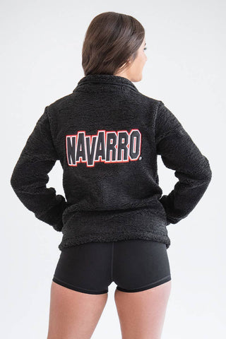 Navarro Sherpa Jacket in Black