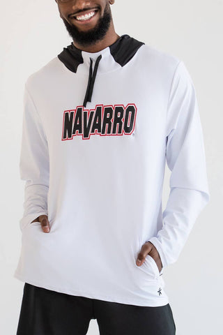 Navarro Swag Hoodie in White - FINAL SALE