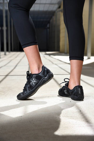 All black cheer shoes
