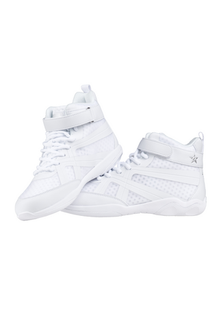 high top white cheer shoes