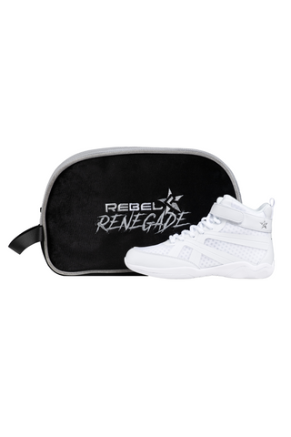 high top cheer shoe with shoe bag