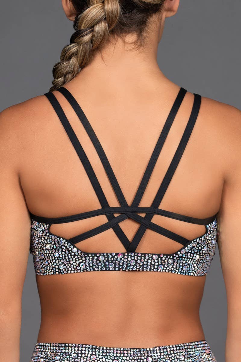 Crystal Couture Showstopper Sports Bra – Rebel Athletic