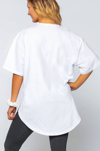 Cozy Shirt Dress in White - FINAL SALE