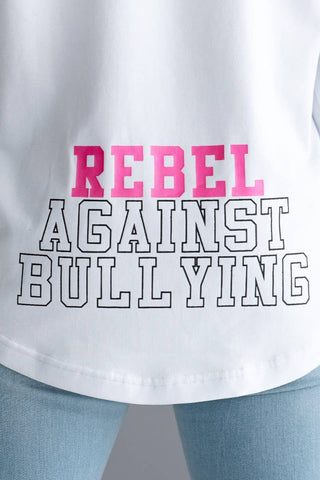 Rebel Against Bullying Heartbeat Long Sleeve Tee