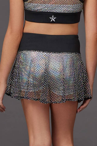 Mesh Crystal Couture Legendary Flouncy Skirt - Special Order