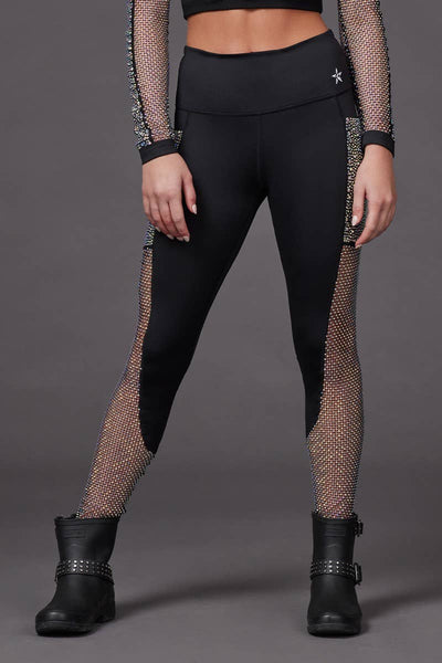 Mesh Crystal Couture Legging – Rebel Athletic