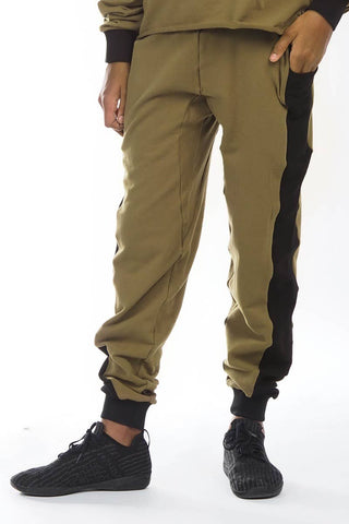 Slim Fit Jogger in Forest Green