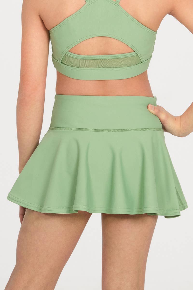 Legendary Flouncy Skirt in Jade – Rebel Athletic