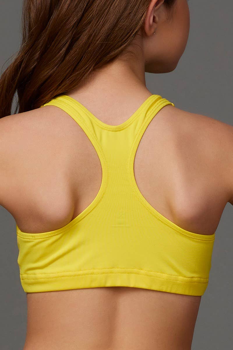 On the Go Sports Bra in Yellow – Rebel Athletic
