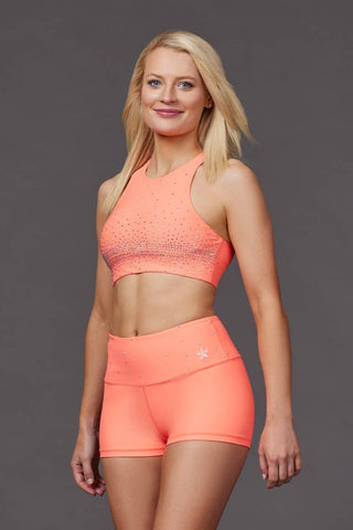 Dolce Sports Bra in Coral Crystal