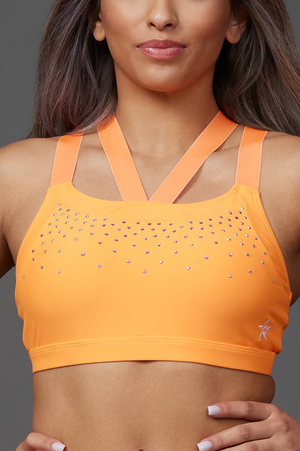Dolce Sports Bra in Cranberry Crystal – Rebel Athletic